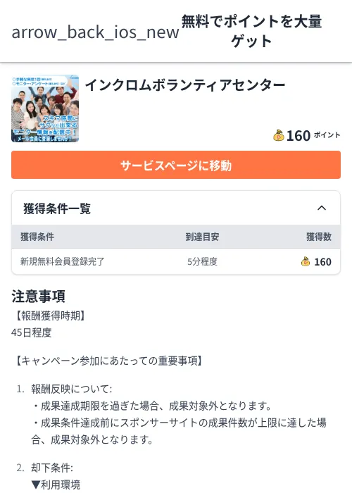 インクロムボランティアセンターの過去最高画像（ちょびリッチ（Zucks）・2026年6月5日）