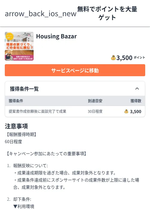 Housing Bazarの過去最高画像（ちょびリッチ（Zucks）・2026年6月5日）