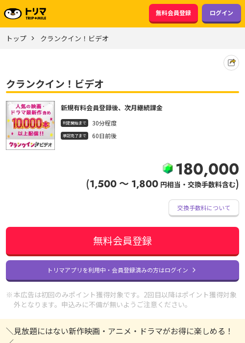 クランクイン ビデオの過去最高画像（トリマ・2026年3月23日）