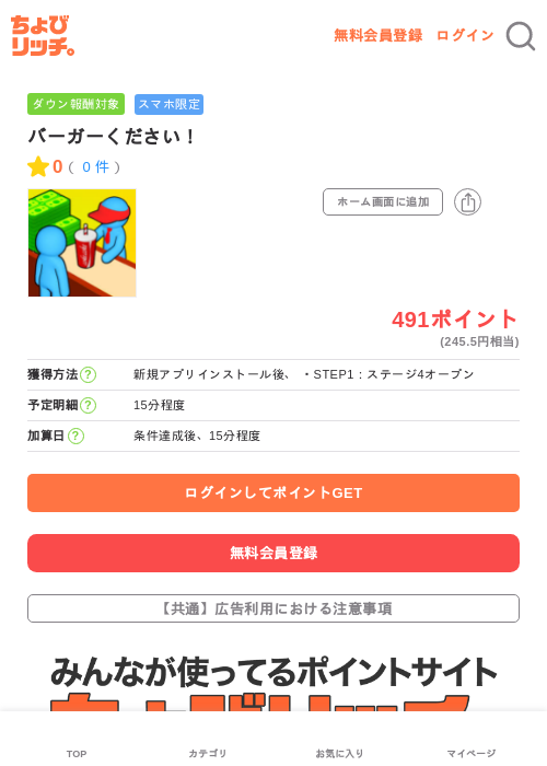バーガーください！の過去最高画像（ちょびリッチ・2026年5月3日）