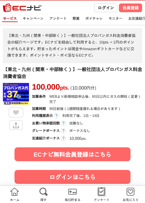 ガスの過去最高画像（ECナビ・2026年4月23日）