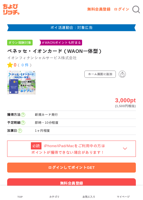 イオンの過去最高画像（ちょびリッチ・2026年4月30日）