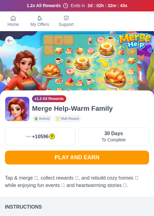 Merge Help-Warm Familyの過去最高画像（ハピタス（myChips）・2026年5月22日）