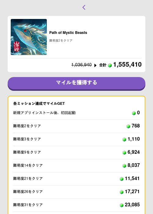 Path of Mystic Beastsの過去最高画像（トリマ （ミッションB）・2026年5月4日）