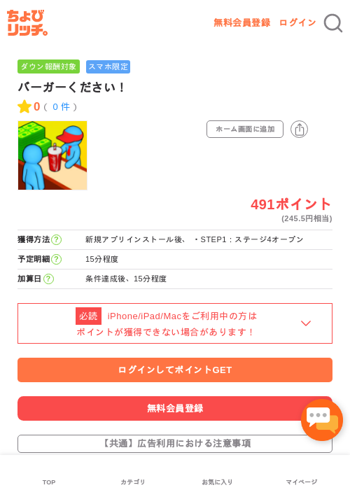 バーガーください！の過去最高画像（ちょびリッチ・2026年5月3日）