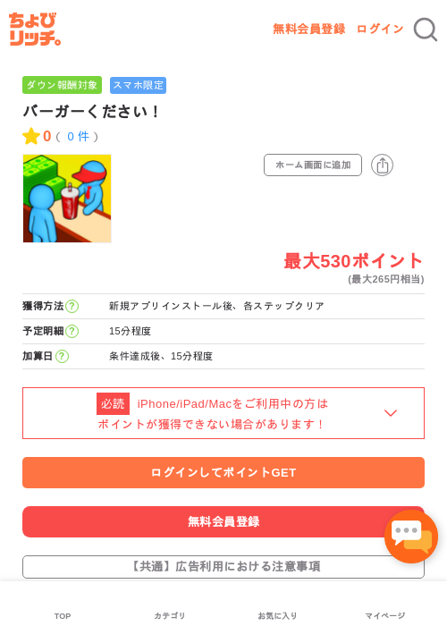 バーガーください！の過去最高画像（ちょびリッチ・2026年5月3日）