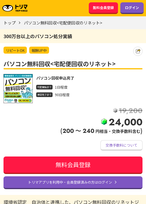 リネット パソコンの過去最高画像（トリマ・2026年3月21日）