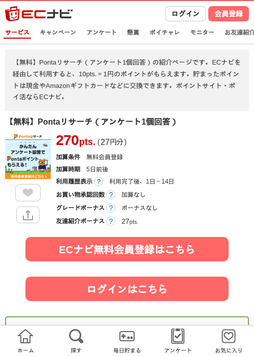 pontaリサーチの過去最高画像（ECナビ・2026年4月22日）