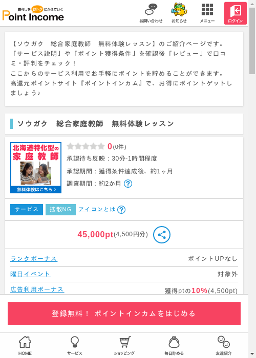 ソウガクの過去最高画像（ポイントインカム・2026年3月10日）