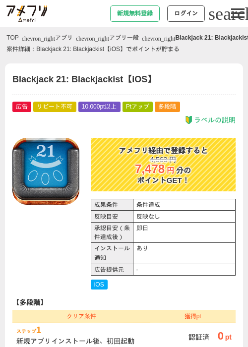 blackjackの過去最高画像（アメフリ・2026年5月1日）