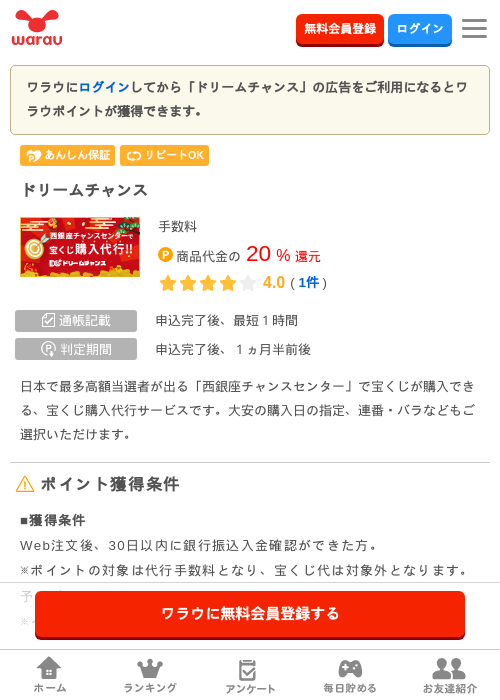 ドリームチャンスの過去最高画像（ワラウ・2026年3月27日）