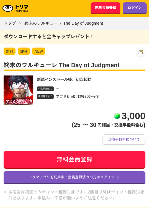 終末の過去最高画像（トリマ・2026年4月25日）