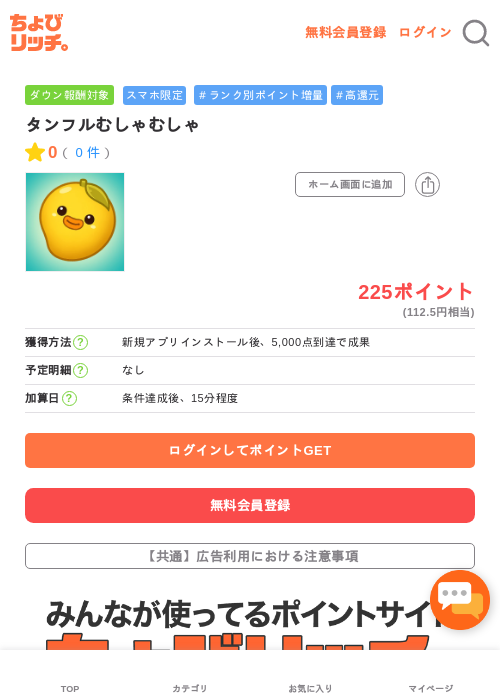 タンフルむしゃむしゃの過去最高画像（ちょびリッチ・2026年5月3日）