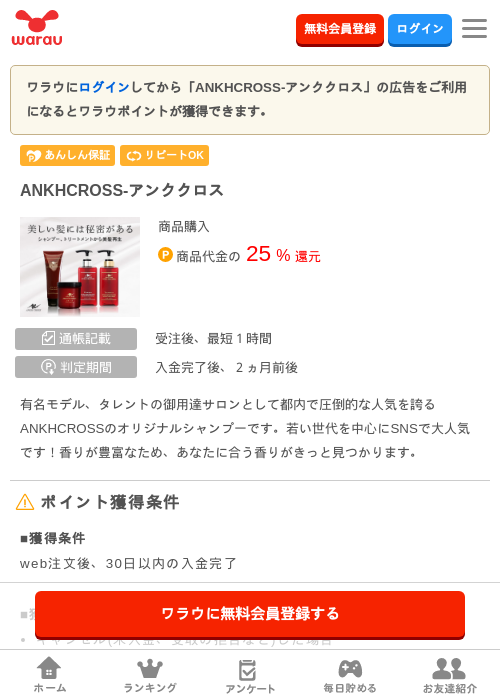 ANKHCROSS‐アンククロス の過去最高画像（ワラウ・2026年3月31日）