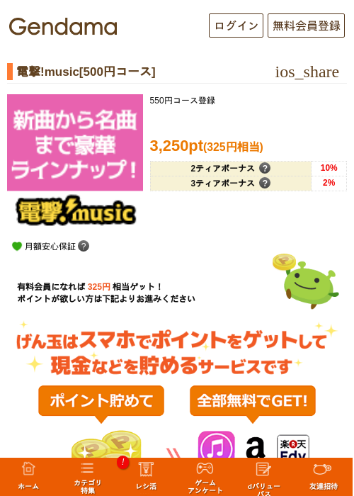 電撃!music[500円コース]の過去最高画像（げん玉・2026年5月8日）