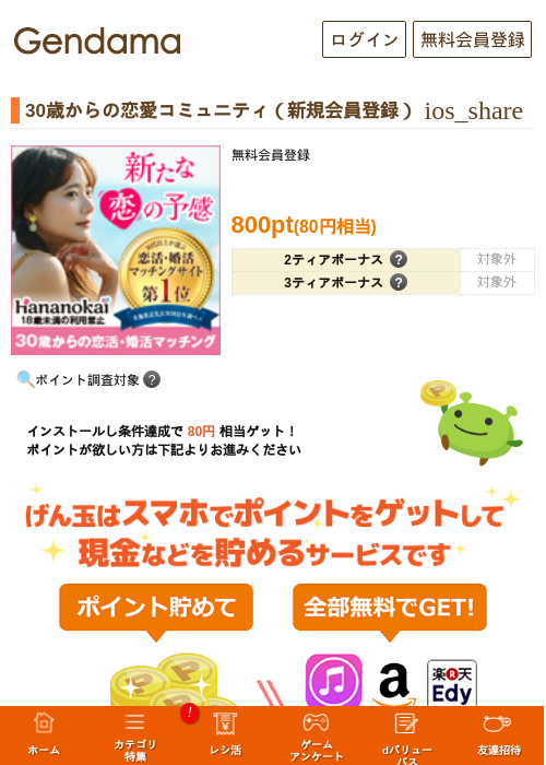 30歳からの恋愛コミュニティ（新規会員登録）の過去最高画像（げん玉・2026年5月15日）