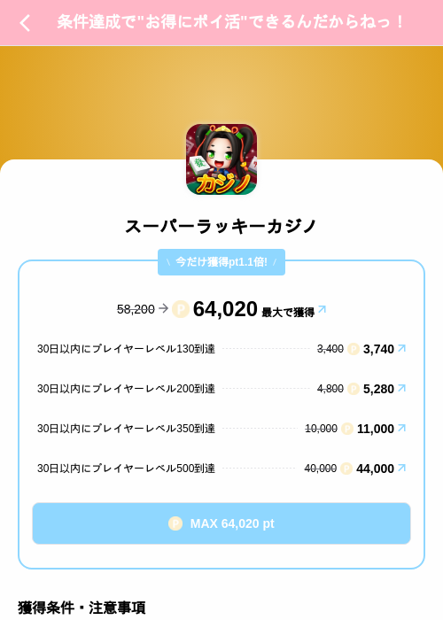 スーパーラッキーカジノの掲載記録画像（Powl（SKYFLAG）・2026年8月12日）