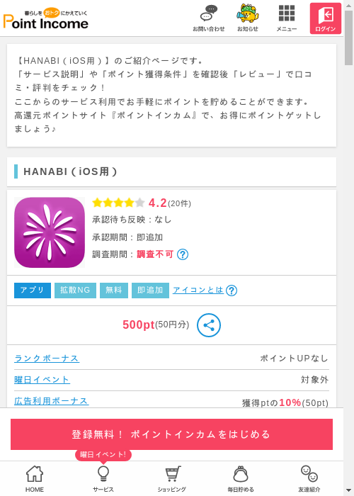 iOS用の過去最高画像（ポイントインカム・2026年3月4日）