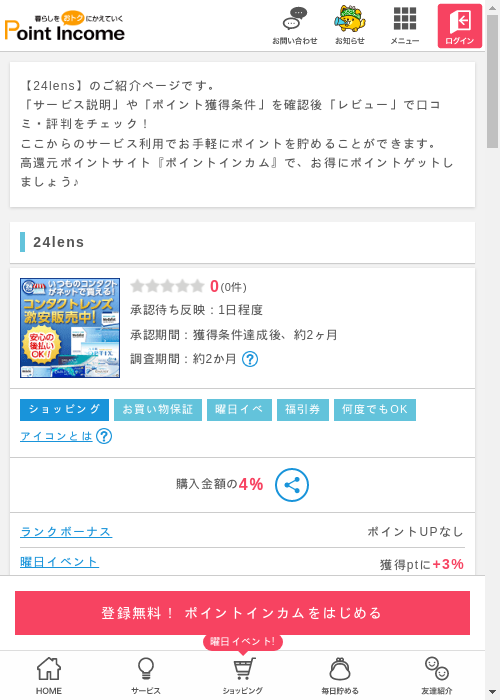 24の過去最高画像（ポイントインカム・2026年3月8日）