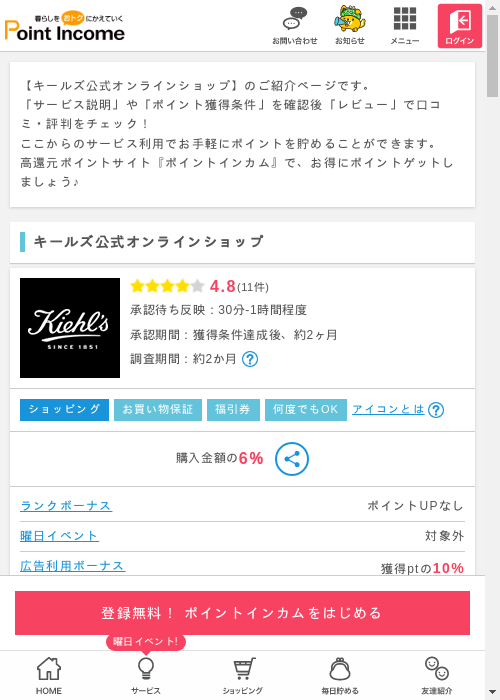 ラインの過去最高画像（ポイントインカム・2026年3月11日）