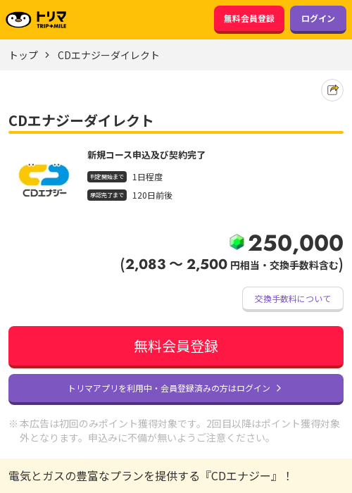cdエナジーダイレクトの過去最高画像（トリマ・2026年3月22日）