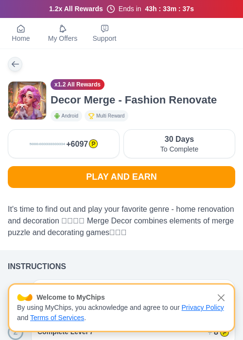 Decor Merge - Fashion Renovateの過去最高画像（ハピタス（myChips）・2026年5月22日）