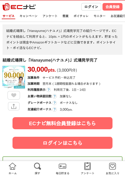 結婚式場探し「Hanayume(ハナユメ)」式場見学完了の過去最高画像（ECナビ・2026年4月26日）