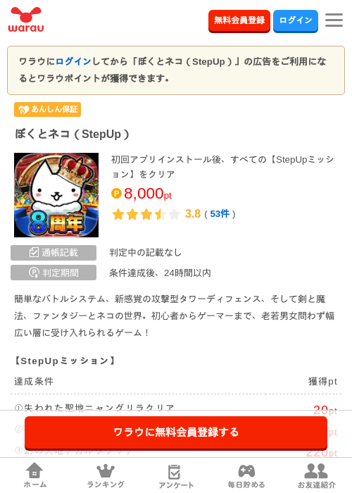 StepUpの過去最高画像（ワラウ・2026年4月9日）