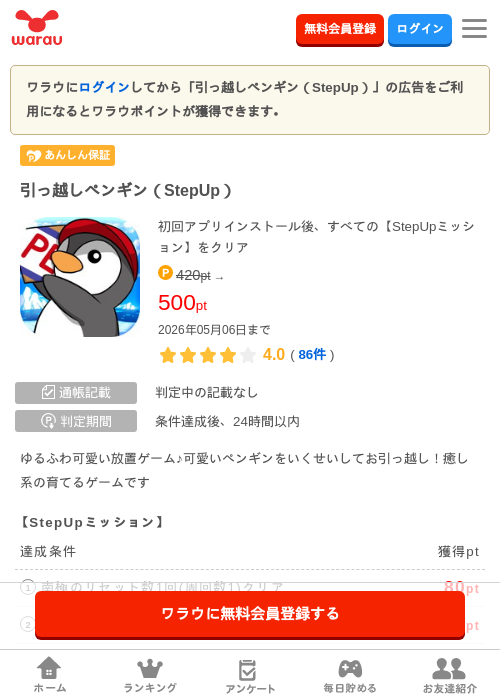 stepupの過去最高画像（ワラウ・2026年4月20日）