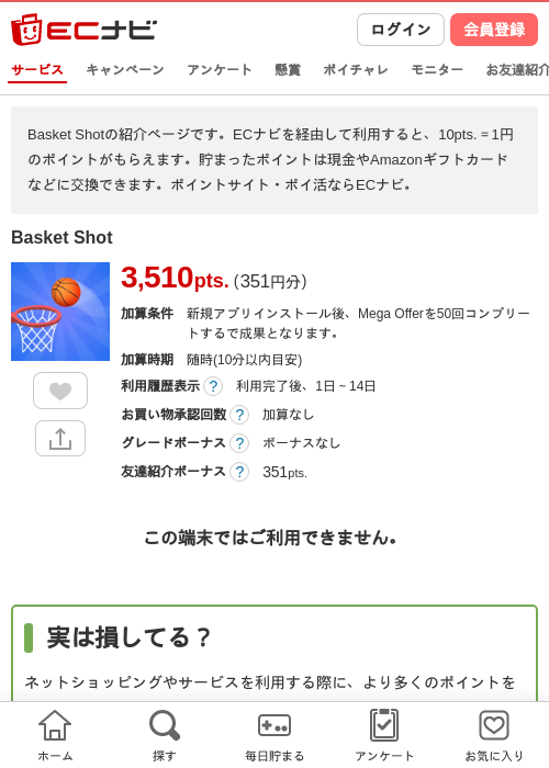 Basket Shotの過去最高画像（ECナビ・2026年4月25日）