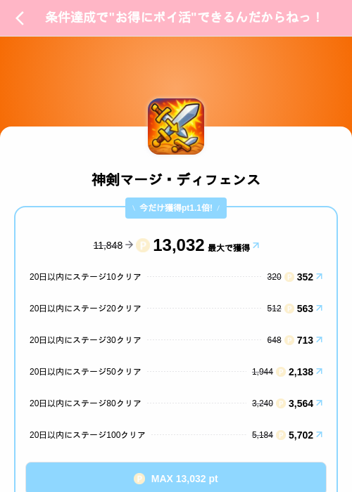 神剣マージ・ディフェンスの掲載記録画像（Powl（SKYFLAG）・2026年8月12日）
