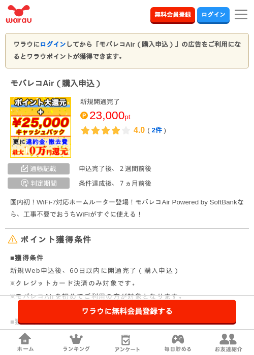 モバの過去最高画像（ワラウ・2026年4月8日）
