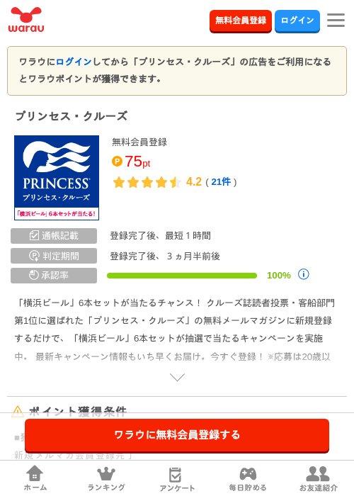 プリンセス・クルーズの過去最高画像（ワラウ・2026年4月27日）