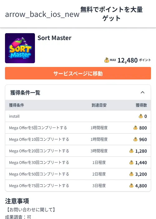 Sort Masterの掲載記録画像(ちょびリッチ(Zucks)・2026年6月18日)