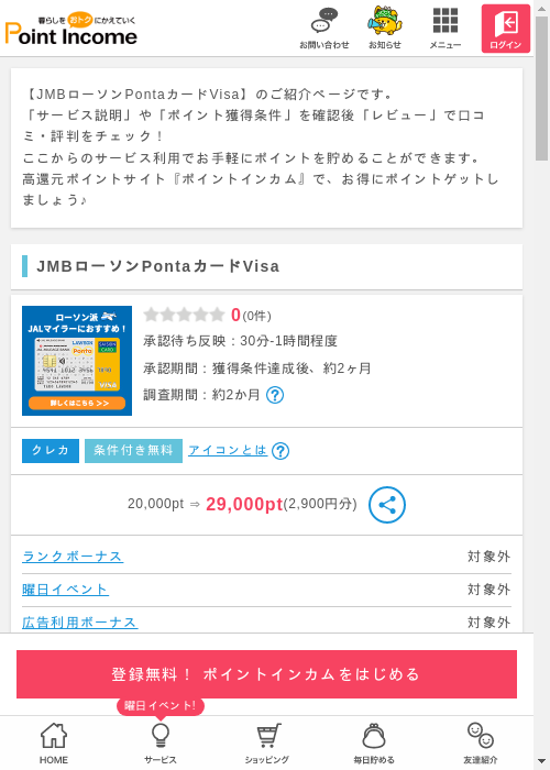 ポイントインカム過去最高画像