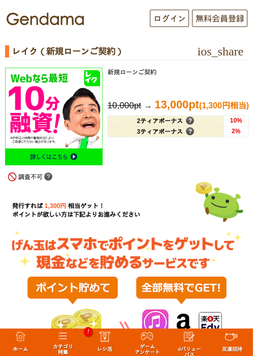 レイク（新規ローンご契約）の過去最高画像（げん玉・2026年5月14日）