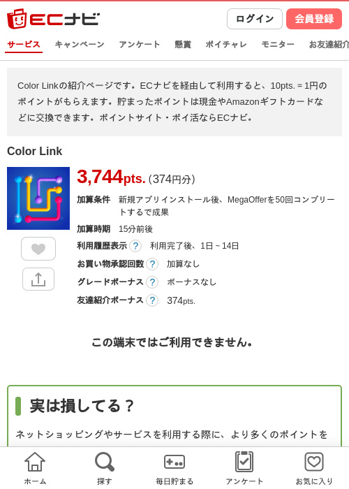 Color Linkの過去最高画像（ECナビ・2026年4月26日）
