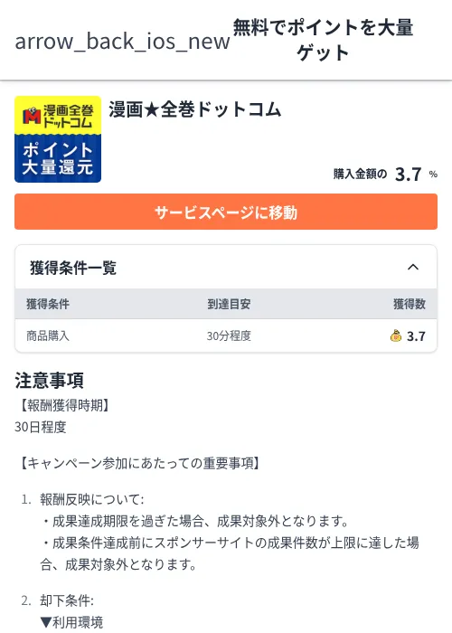 漫画★全巻ドットコムの過去最高画像（ちょびリッチ（Zucks）・2026年6月5日）