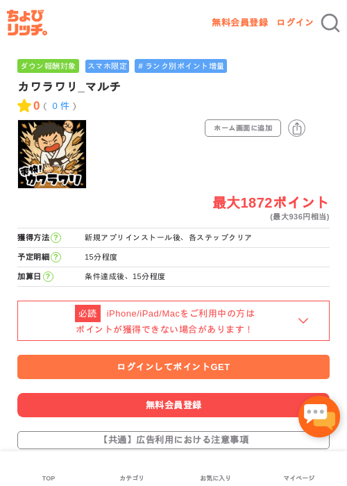 カワラワリ_マルチの過去最高画像（ちょびリッチ・2026年5月3日）
