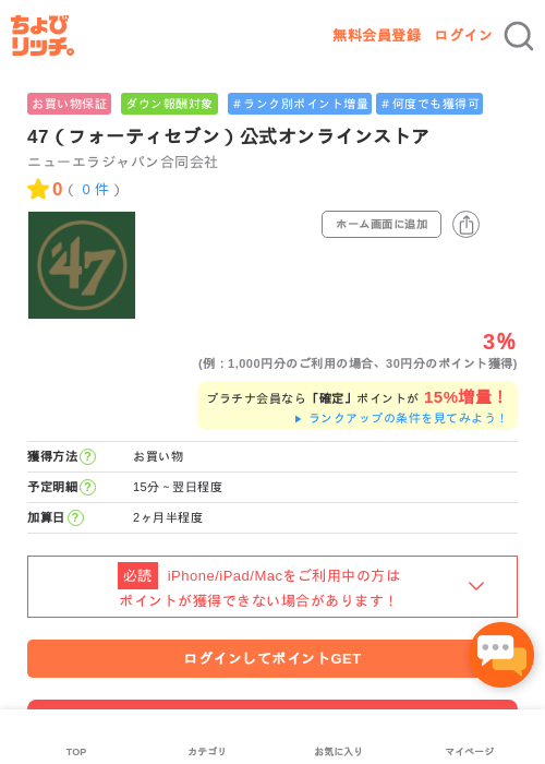 セブンの過去最高画像（ちょびリッチ・2026年5月1日）