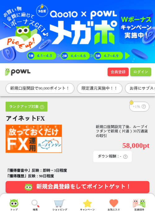 アイネットFXの過去最高画像（Powl・2026年4月1日）
