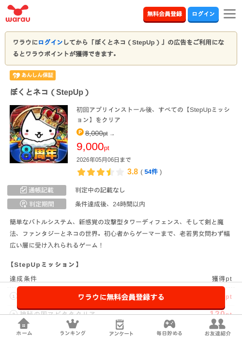 ぼくとネコ（StepUp）の過去最高画像（ワラウ・2026年4月20日）