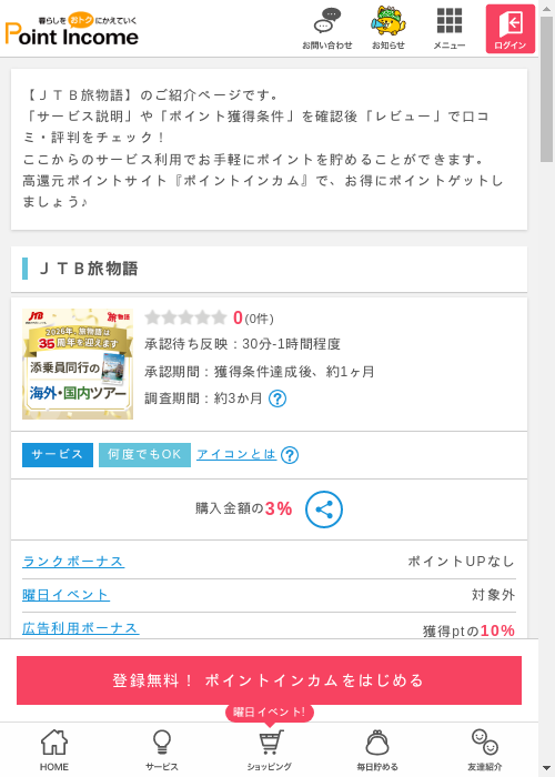 ポイントインカム過去最高画像