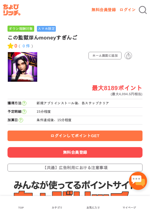 この監獄ほんmoneyすぎんごの過去最高画像（ちょびリッチ・2026年5月3日）