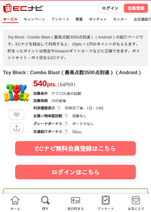 blockの過去最高画像（ECナビ・2026年4月24日）