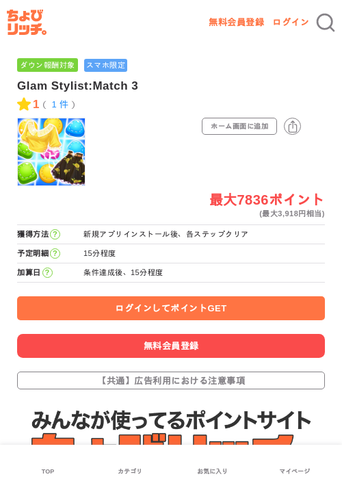 Glam Stylist:Match 3の過去最高画像（ちょびリッチ・2026年5月3日）