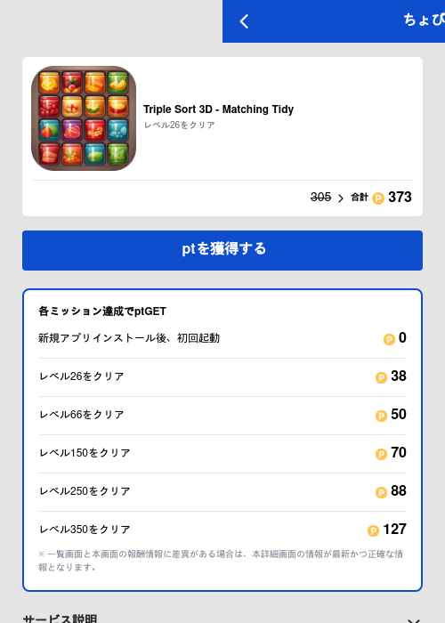 Triple Sort 3D - Matching Tidyの過去最高画像（ちょびリッチ（GF Rewards）・2026年5月19日）