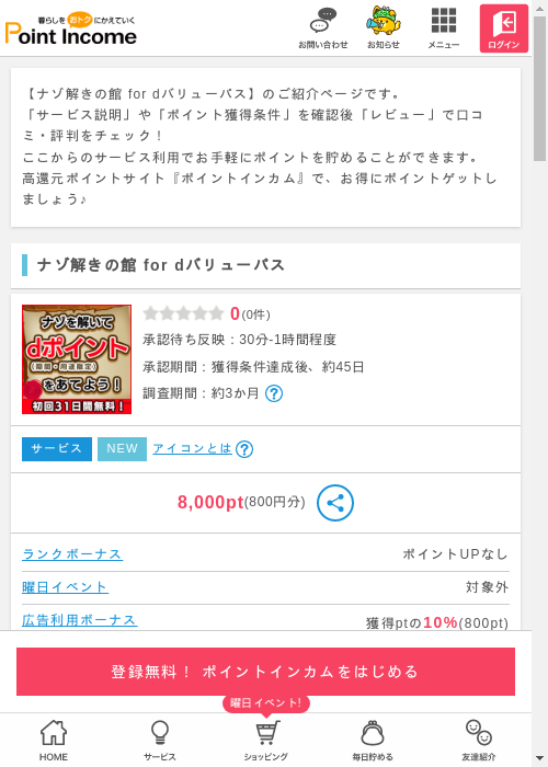 バリューパスの過去最高画像（ポイントインカム・2026年3月8日）