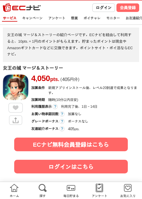 マージ&ストーリーの過去最高画像（ECナビ・2026年4月25日）