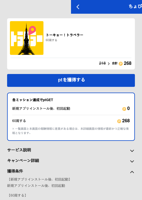 トーキョー！トラベラーの過去最高画像（ちょびリッチ（GF Rewards）・2026年5月19日）